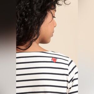 Mat De Misaine Women’s Marine Stripped Top Size 40/L